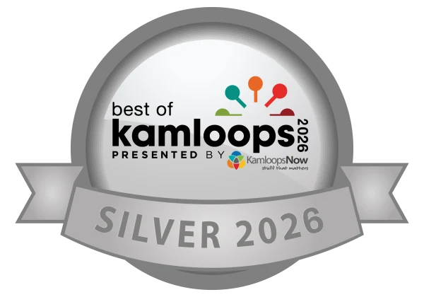 Best of Kamloops 2026 Silver badge, presented by KamloopsNow